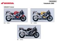 Farbcharts 2000 - Motorrad Streifeneder