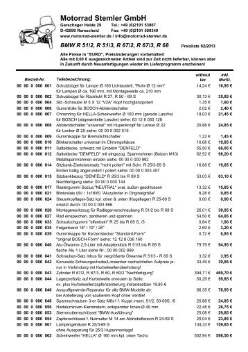 preise r 51-2 bis r 68.pdf - Motorrad Stemler GmbH