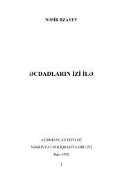 əcdadların izi ilə