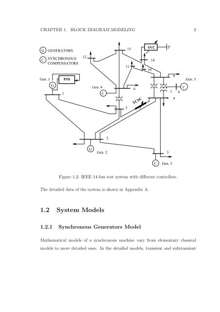 Modeling and Simulation of IEEE 14-bus System - Electrical and ...