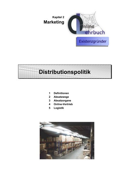 Marketing Distributionspolitik