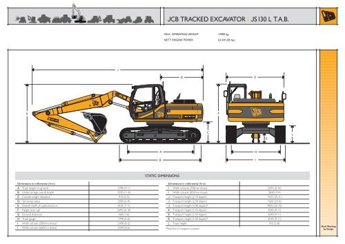 JCB TRACKED EXCAVATOR | JS130 L T.A.B. - Exuma Plant Hire