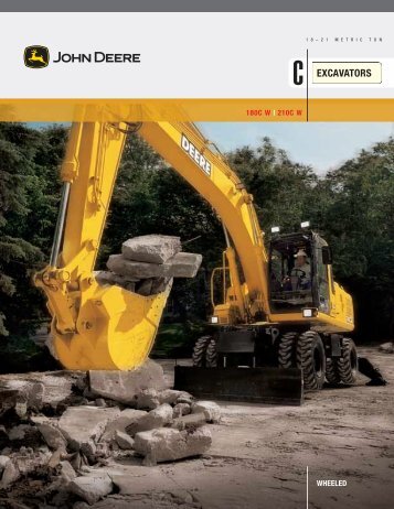 180C W Excavator - John Deere