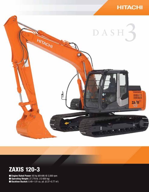 ZAXIS 120-3 - Hitachi