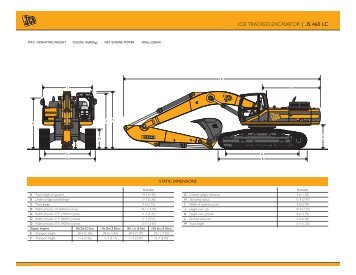 JS460 Spec Sheet - JCB North America