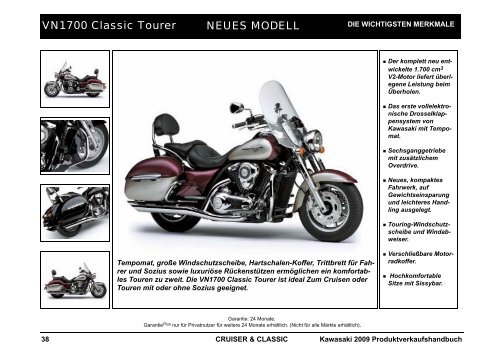 VN1700 Classic Tourer NEUES MODELL - Motorrad Rothe
