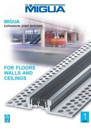 FOR FLOORS WALLS AND CEILINGS - migua