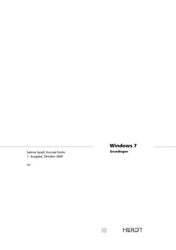 Microsoft Windows 7 - Grundlagen - RRZN