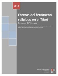 Formas del fenómeno religioso en el Tíbet - Palden Sakya ...