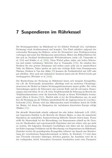 7 Suspendieren im Rührkessel