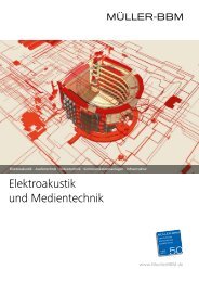 Elektroakustik und Medientechnik - Müller-BBM GmbH