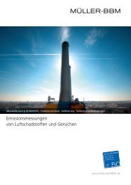 Broschüre Emissionsmessungen (PDF, 1777 KB) - Müller-BBM GmbH