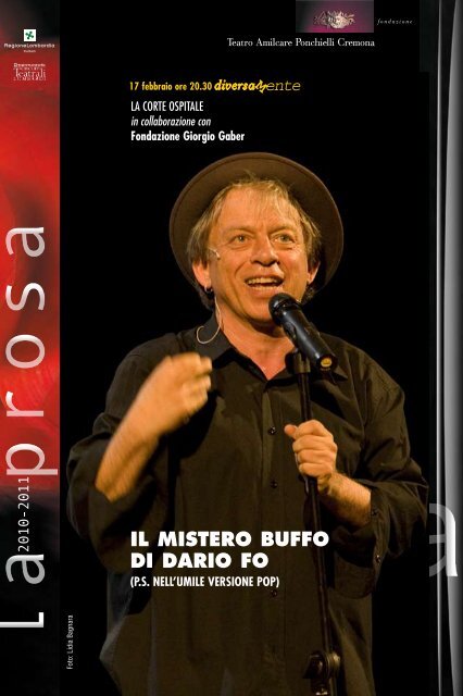 IL MISTERO BUFFO DI DARIO FO - Teatro A. Ponchielli