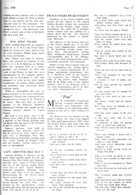 The Frisco Employes' Magazine, June 1928 - Springfield-Greene ...