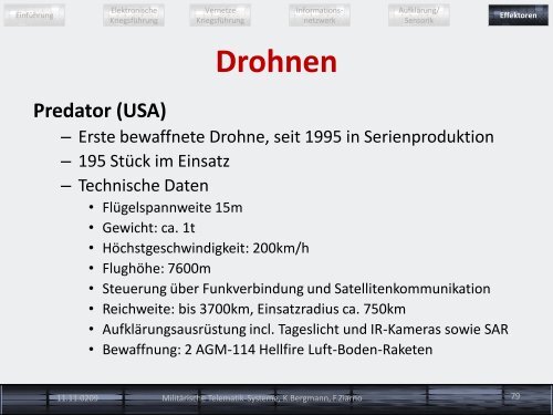 Militärische Telematik-Systeme - Technische Hochschule Wildau