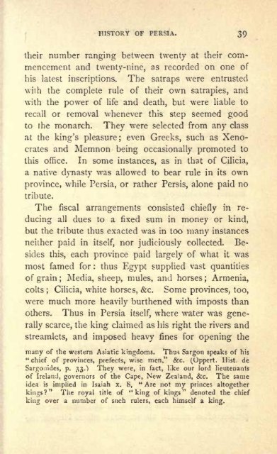 Persia from the Earliest Period to the Arab