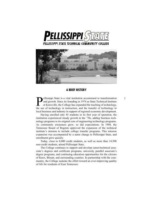 Program Description - Pellissippi State Community College