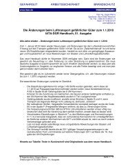 IATA Änderungen 2010 Tabelle - Verkehrsrundschau