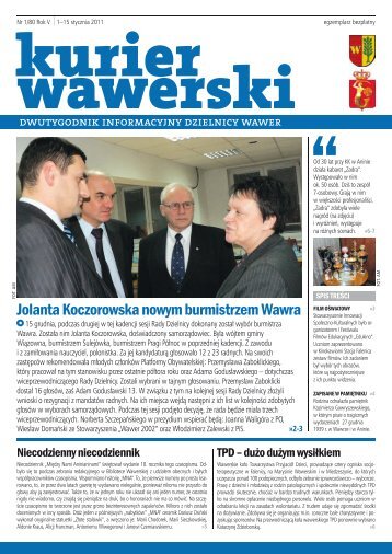 Nr 1/2011 - Urząd Dzielnicy Wawer