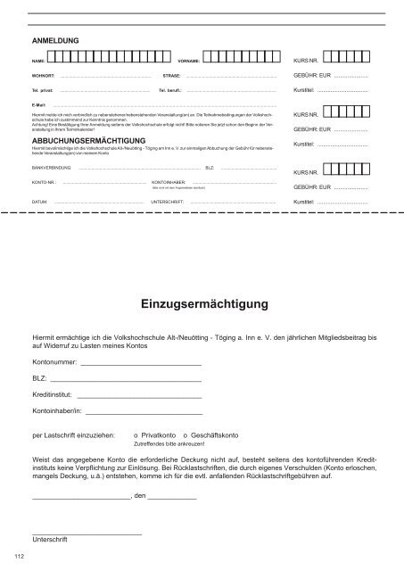 Programm Frühjahr 2013 komplett - Volkshochschule Alt-/Neuötting