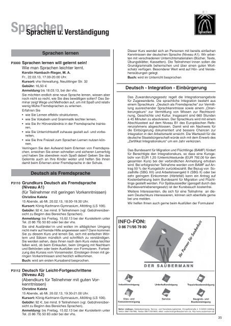 Programm Frühjahr 2013 komplett - Volkshochschule Alt-/Neuötting