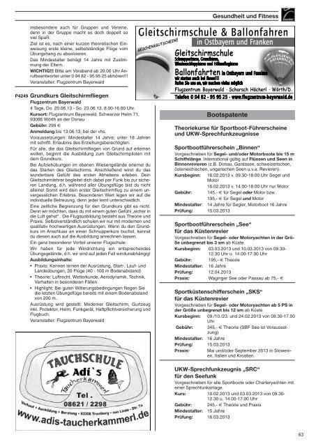 Programm Frühjahr 2013 komplett - Volkshochschule Alt-/Neuötting