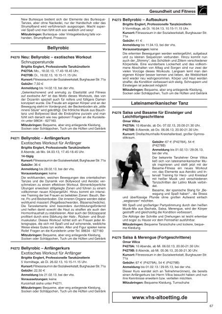 Programm Frühjahr 2013 komplett - Volkshochschule Alt-/Neuötting