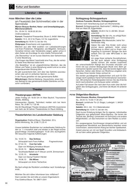 Programm Frühjahr 2013 komplett - Volkshochschule Alt-/Neuötting