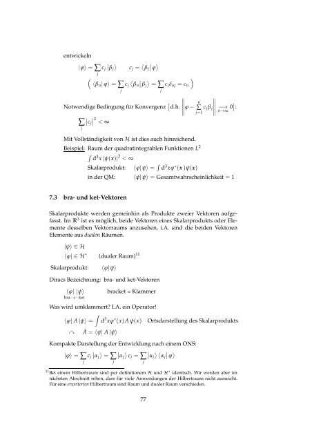 Skript Quantenmechanik - Otto-von-Guericke-Universität Magdeburg