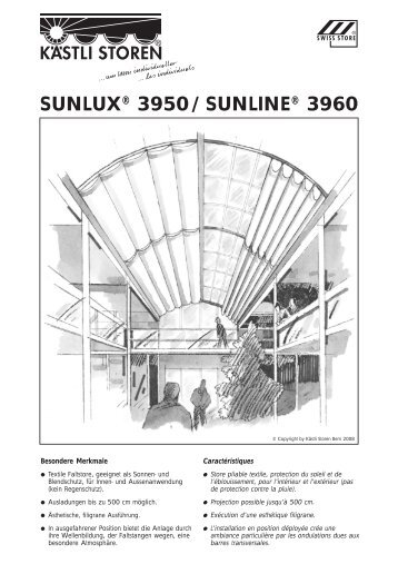 SUNLUX® 3950 / SUNLINE® 3960