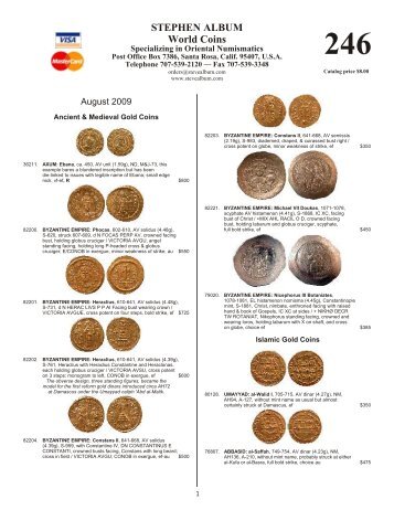 List 246c.vp - Stephen Album Rare Coins