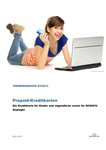 Prepaid-Kreditkarten - Sparwelt