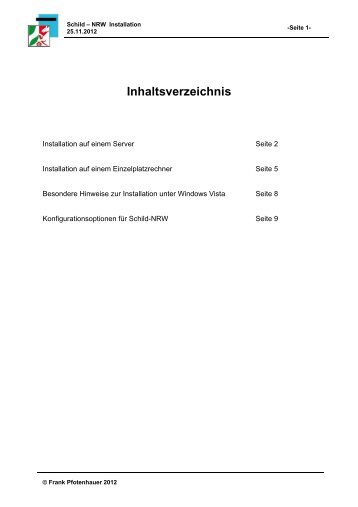 Installationshinweise - SVWS-NRW