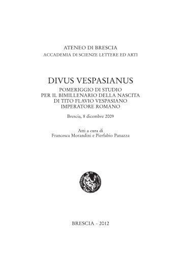DIVUS VESPASIANUS - Terra Italia ONLUS