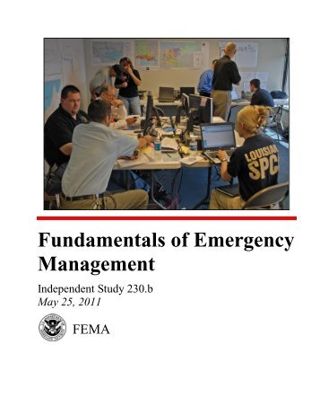 Principles of Emergency Management IS