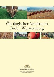 Ökologischer Landbau in Baden-Württemberg