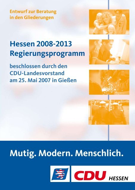 Regierungsprogramm 2008 - 2013 (pdf)