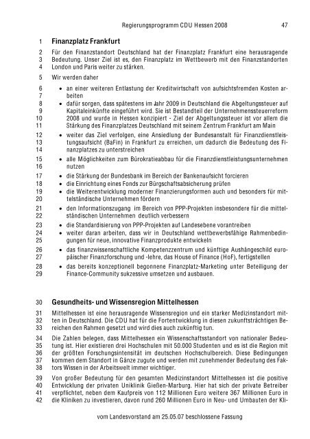 Regierungsprogramm 2008 - 2013 (pdf)