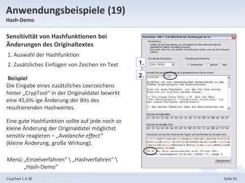 1. Offizielle Präsentation - CrypTool