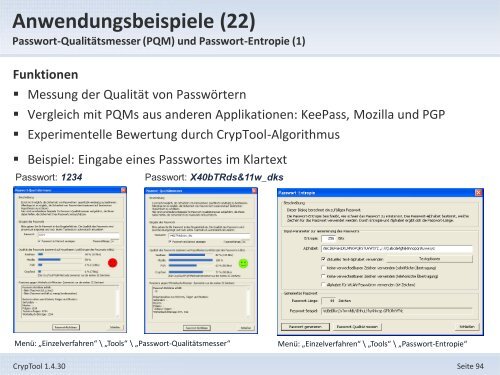 1. Offizielle Präsentation - CrypTool