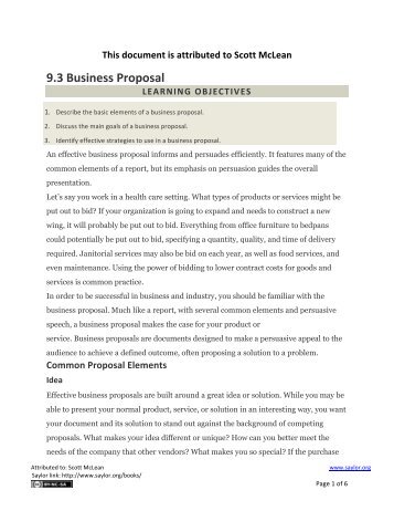 9.3 Business Proposal - Saylor.org