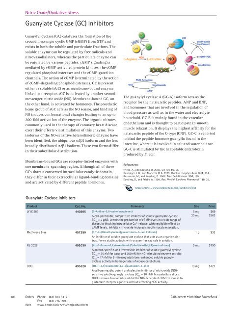 Inhibitor SourceBook™ Second Edition