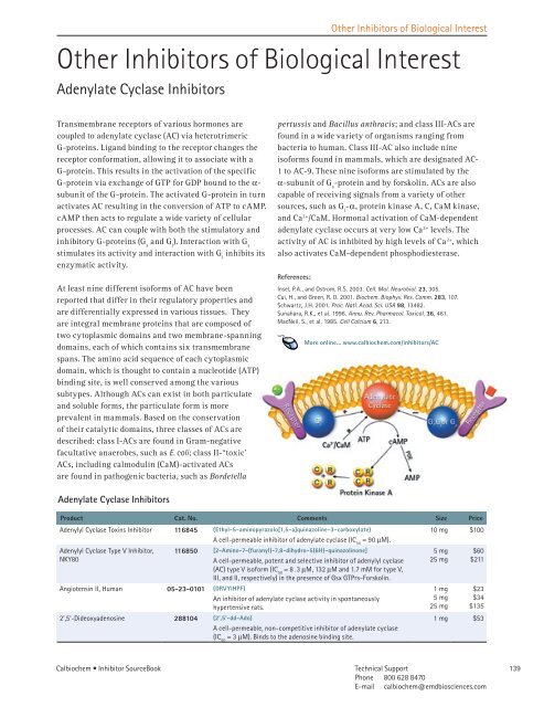 Inhibitor SourceBook™ Second Edition