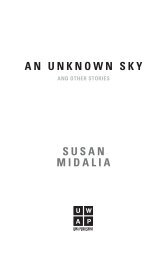 An Unknown Sky.indd - UWA Publishing - The University of Western ...