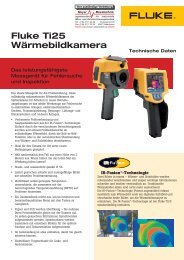 Datenblatt Wärmebildkamera Fluke Ti25 - Meyer Messtechnik