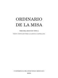 ORDINARIO DE LA MISA - Obra Nacional de la Buena Prensa