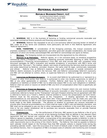 Referral Agent Agreement  Panama Offshore Legal Services