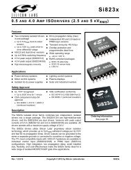 Si823x Data Sheet - Silicon Laboratories Inc.