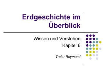 [PDF] Erdgeschichte im Überblick