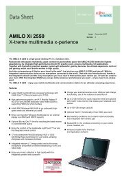 AMILO Xi 2550 - Fujitsu Technology Solutions